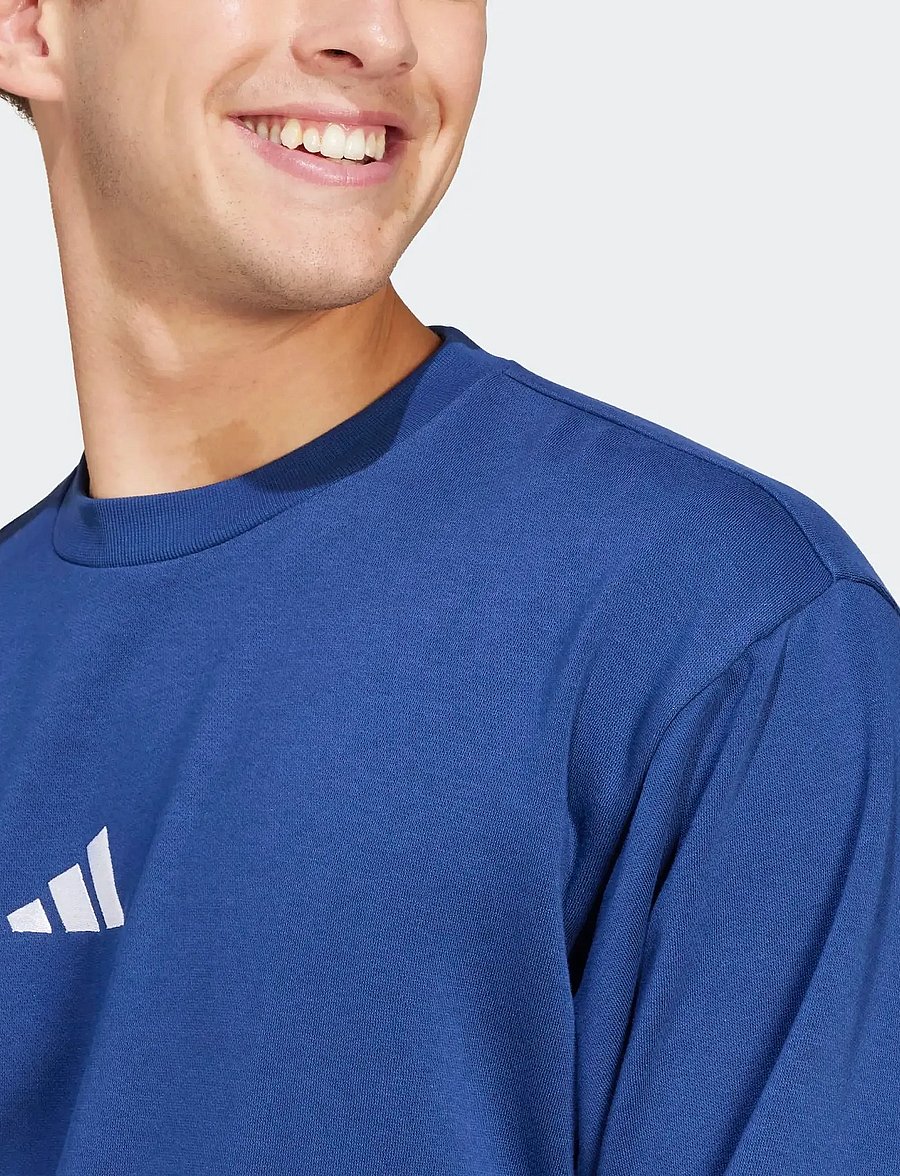 adidas Sportswear - M FEELCOZY SWT - sweatshirts - dkblue/white - 5