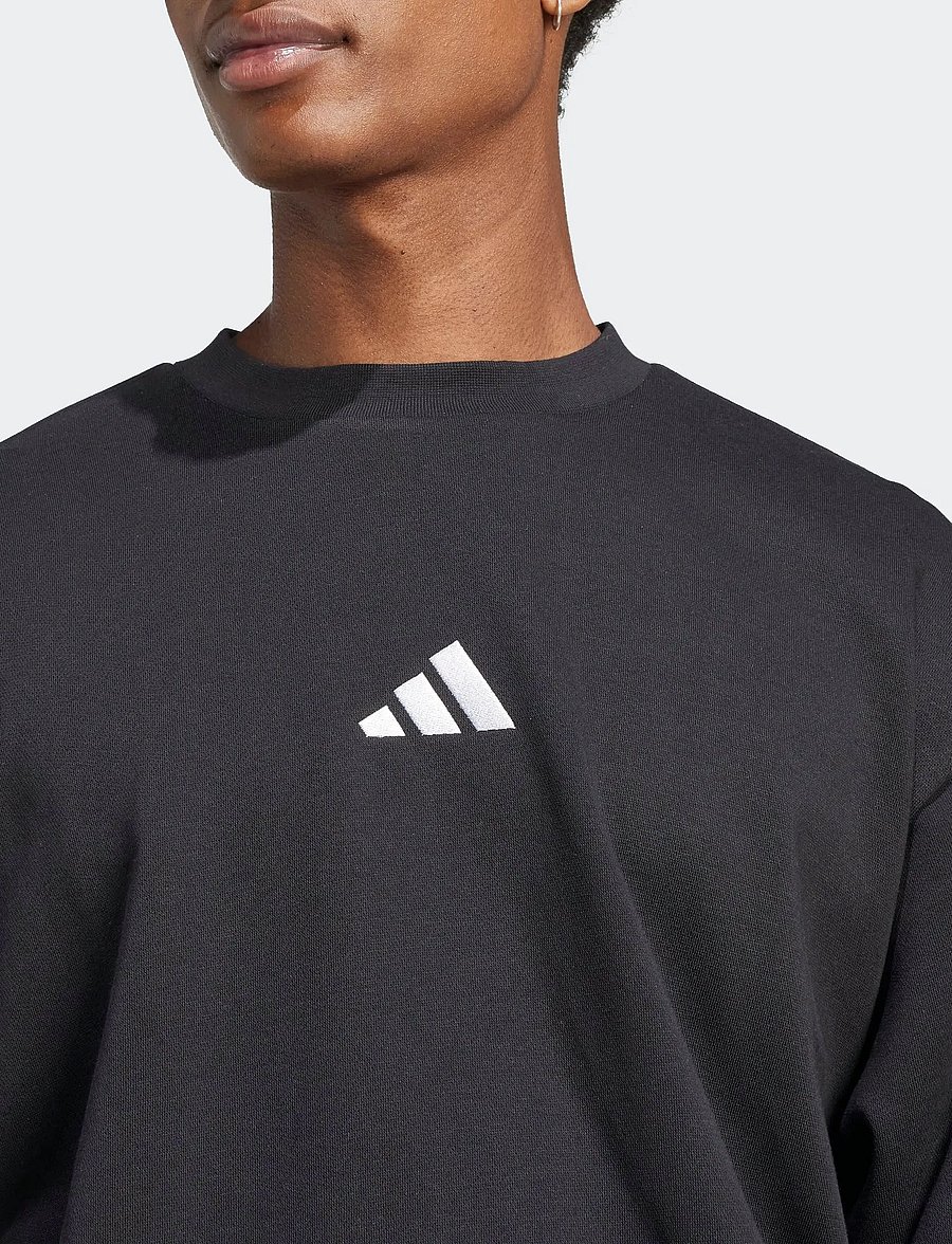 adidas Sportswear - M FEELCOZY SWT - oberteile - black/white - 4