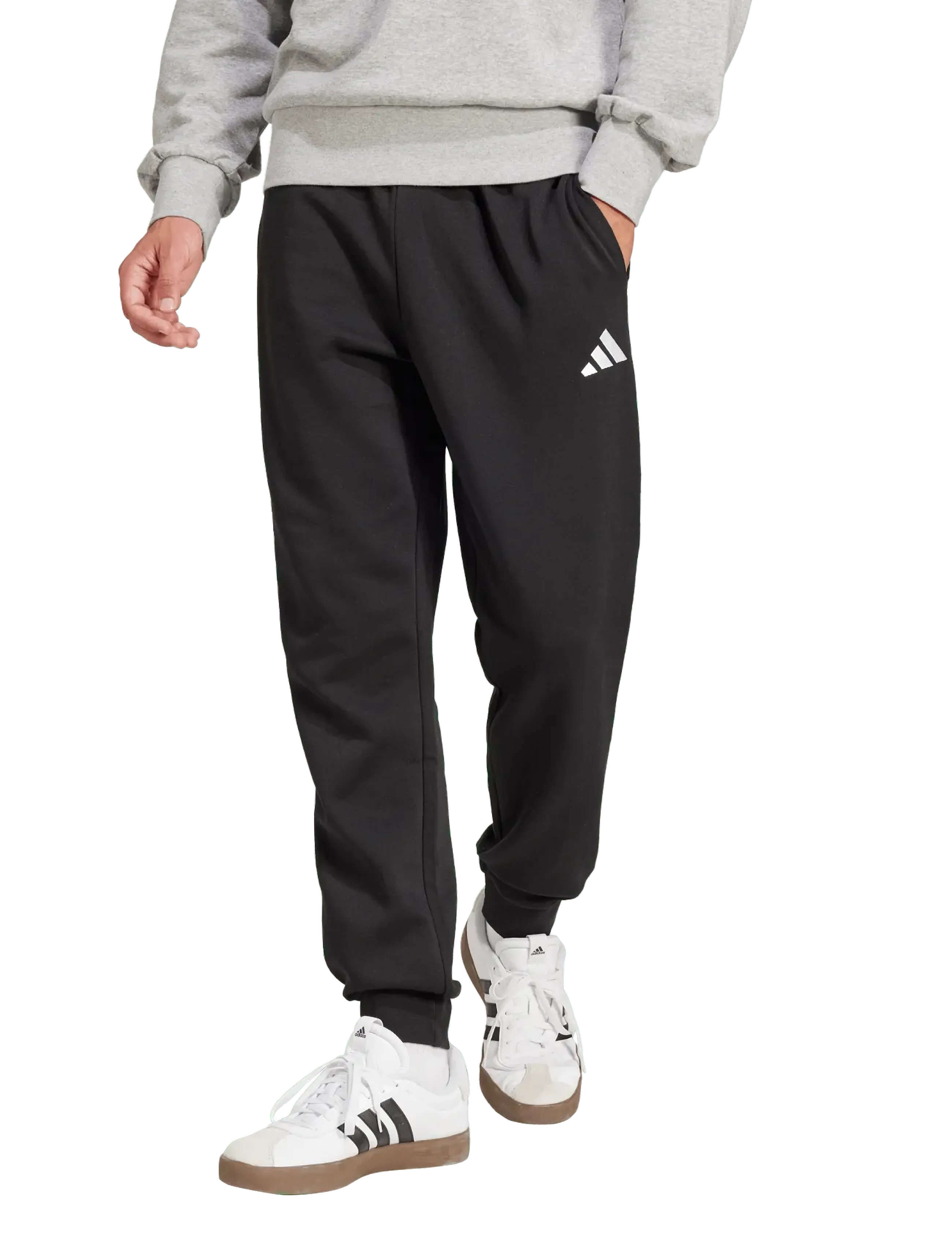adidas Sportswear - M FEELCOZY PANT - pantalons - black/white - 2