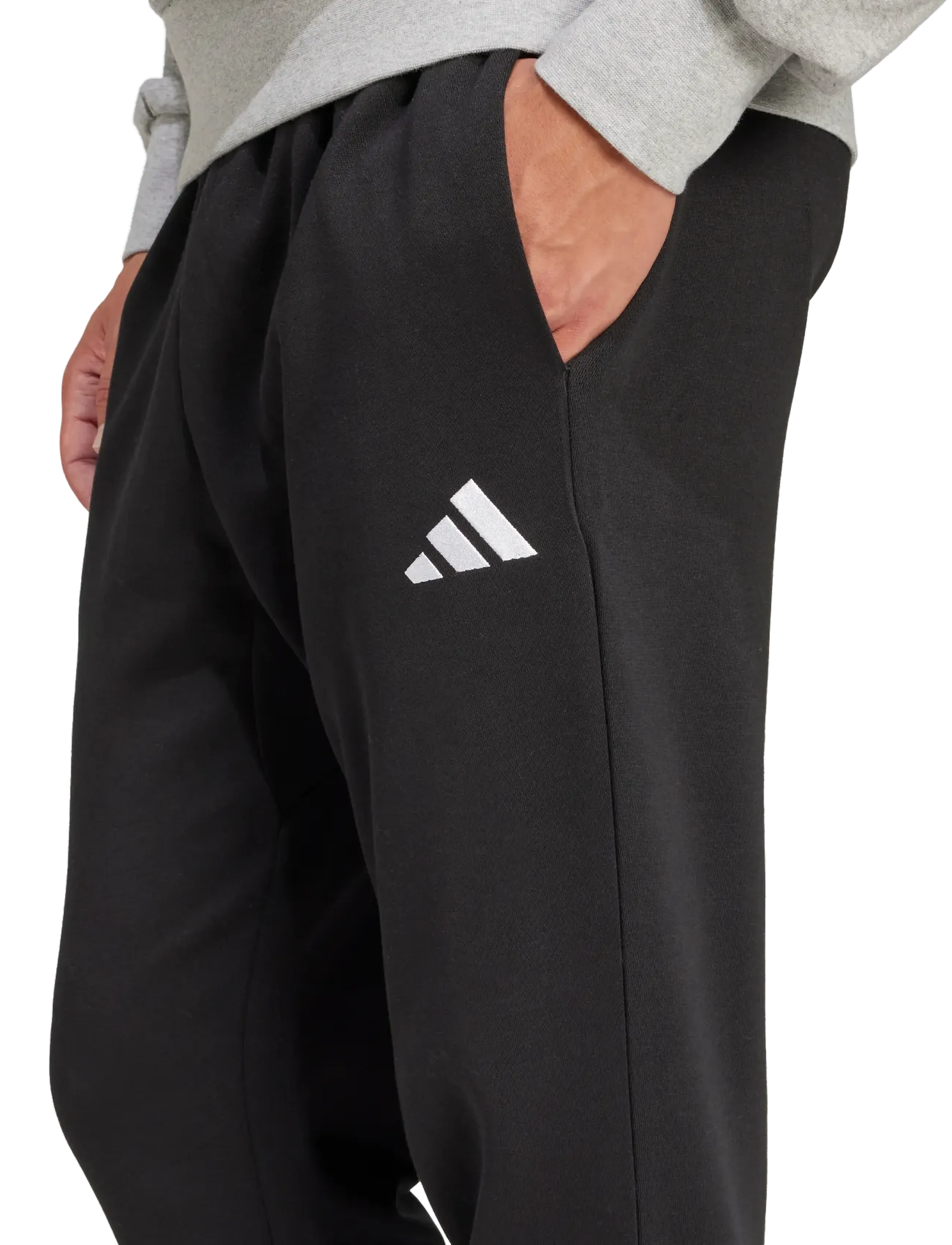 adidas Sportswear - M FEELCOZY PANT - pantalons - black/white - 4