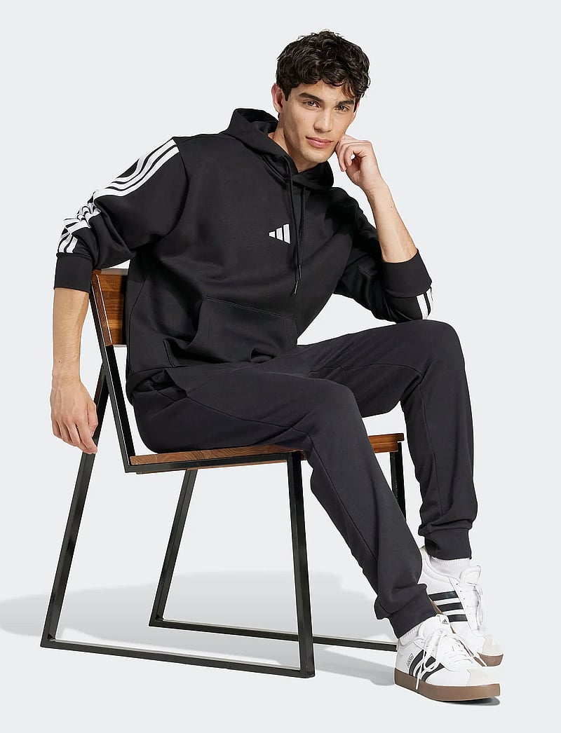 adidas Sportswear - M FEELCOZY PANT - püksid - black/white - 0