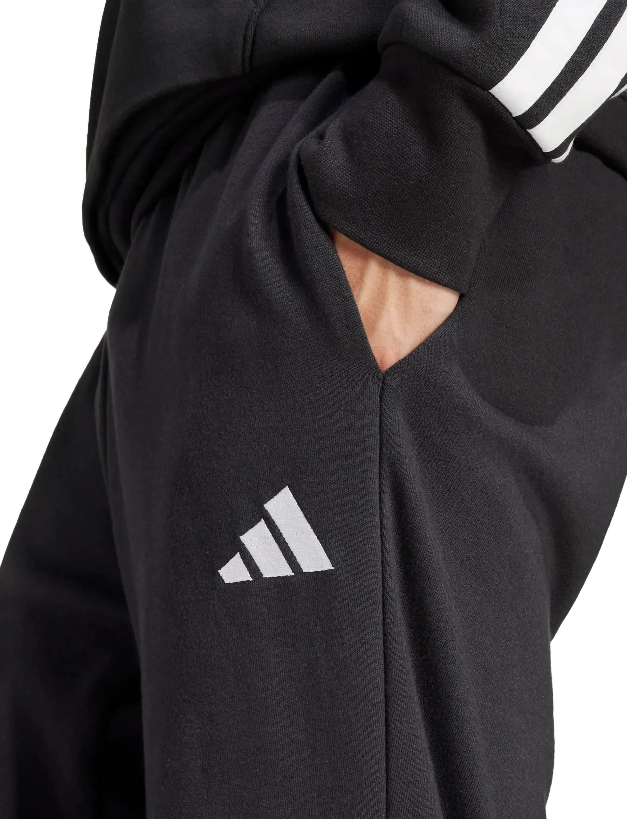 adidas Sportswear - M FEELCOZY PANT - bukser - black/white - 3