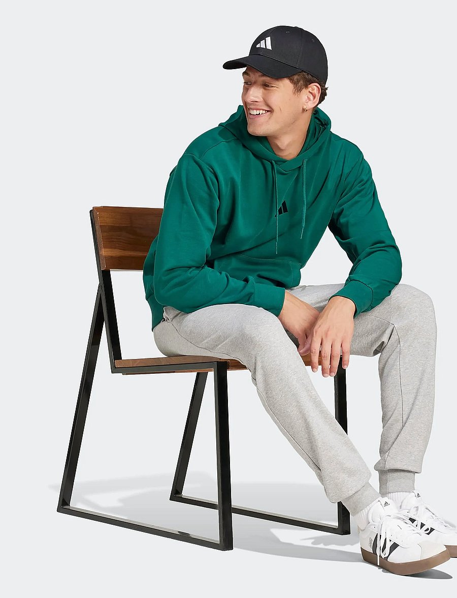 adidas Sportswear - M FEELCOZY PANT - bukser - mgreyh/black - 4