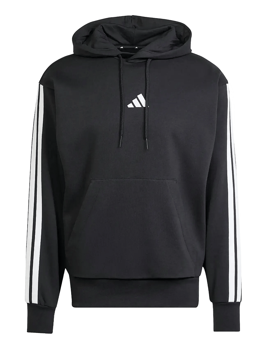 adidas Sportswear - M 3S FL HD - hættetrøjer - black/white - 1