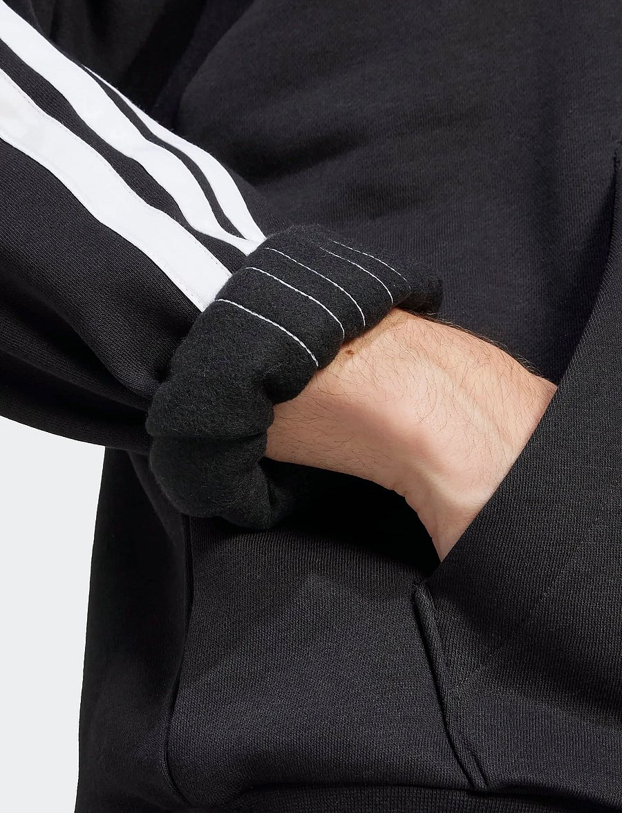 adidas Sportswear - M 3S FL HD - hættetrøjer - black/white - 5