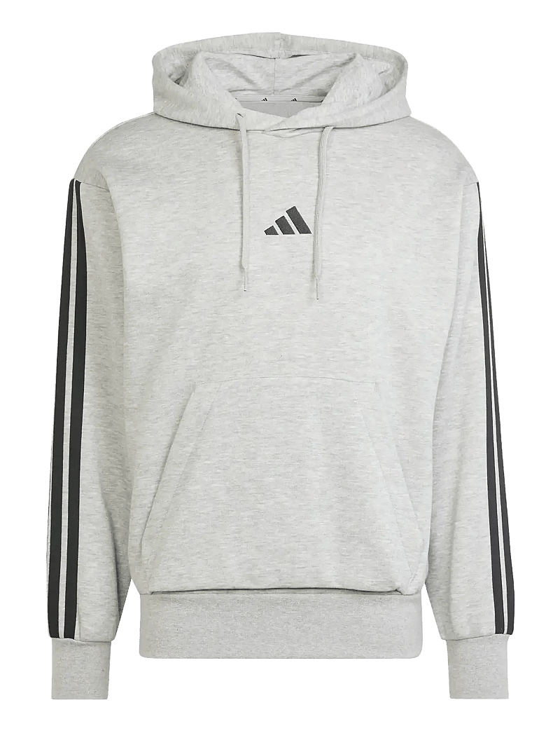 adidas Sportswear - M 3S FL HD - huvtröjor - mgreyh/black - 1