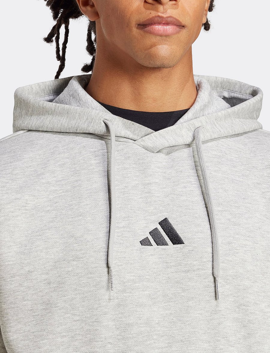 adidas Sportswear - M 3S FL HD - džemperiai su gobtuvu - mgreyh/black - 2