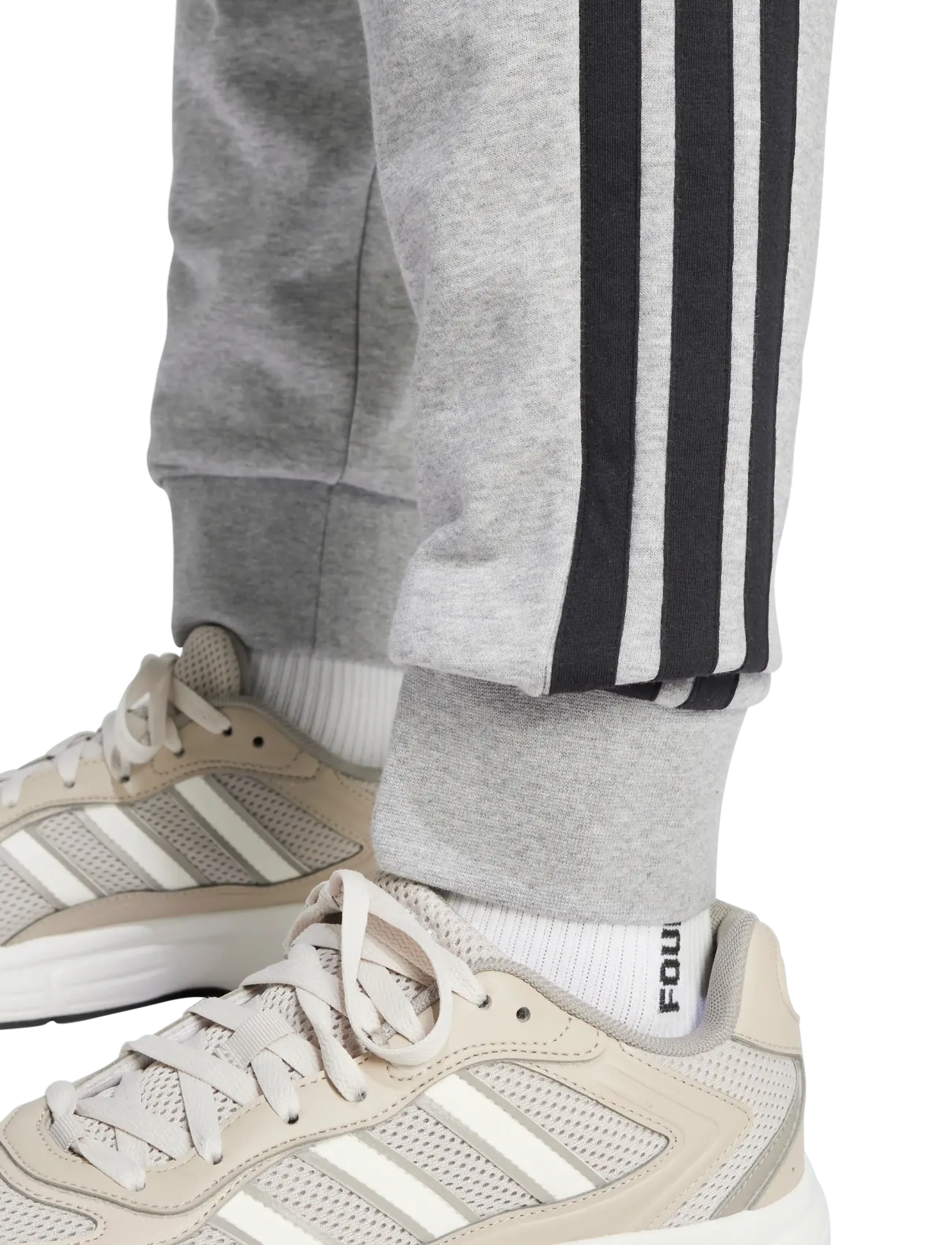 adidas Sportswear - M 3S FT TC PT - hosen - mgreyh/black - 4
