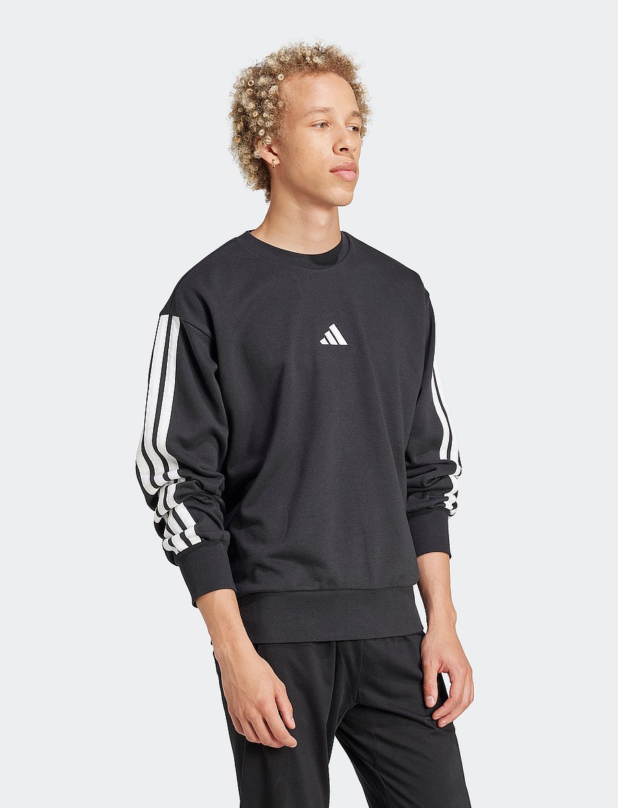 adidas Sportswear - M 3S FT SWT - dressipluusid - black/white - 0