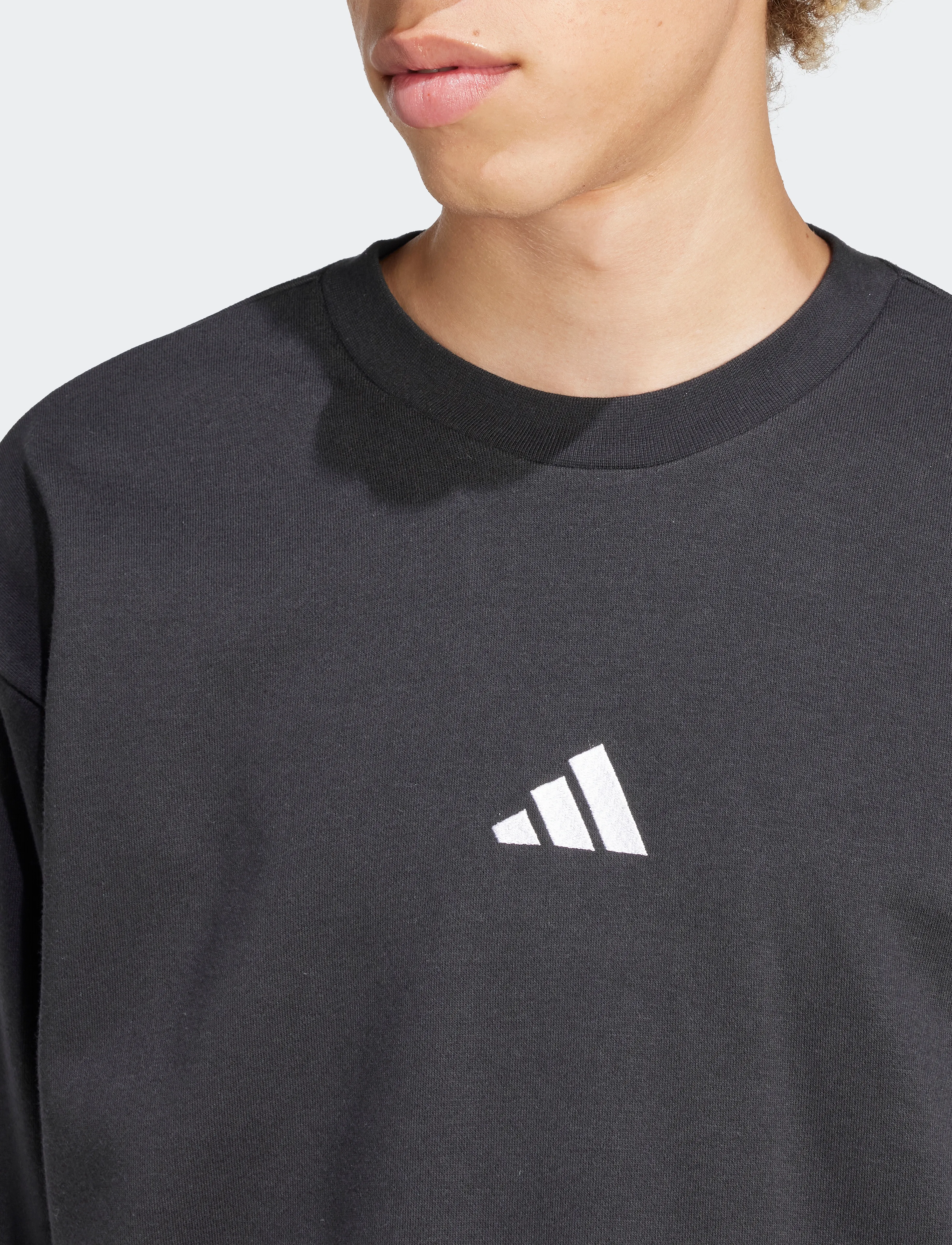 Adidas Sportswear M 3S Ft Swt sweatshirts herr – bild 4