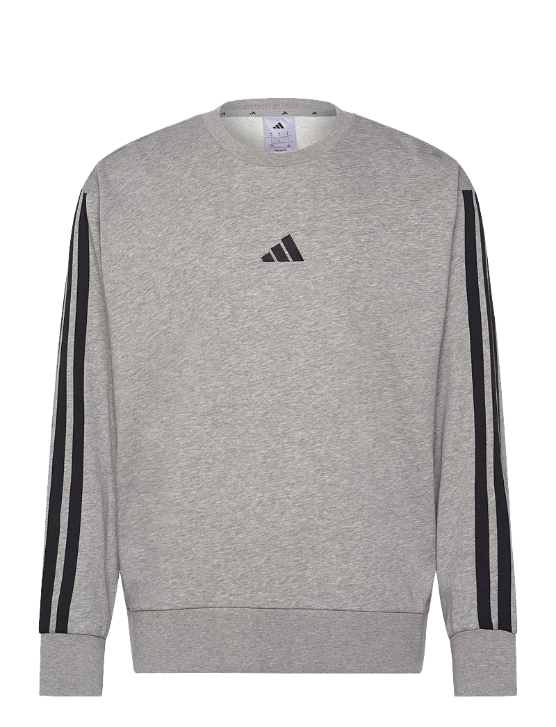 adidas Sportswear - M 3S FT SWT - dressipluusid - mgreyh/black - 1