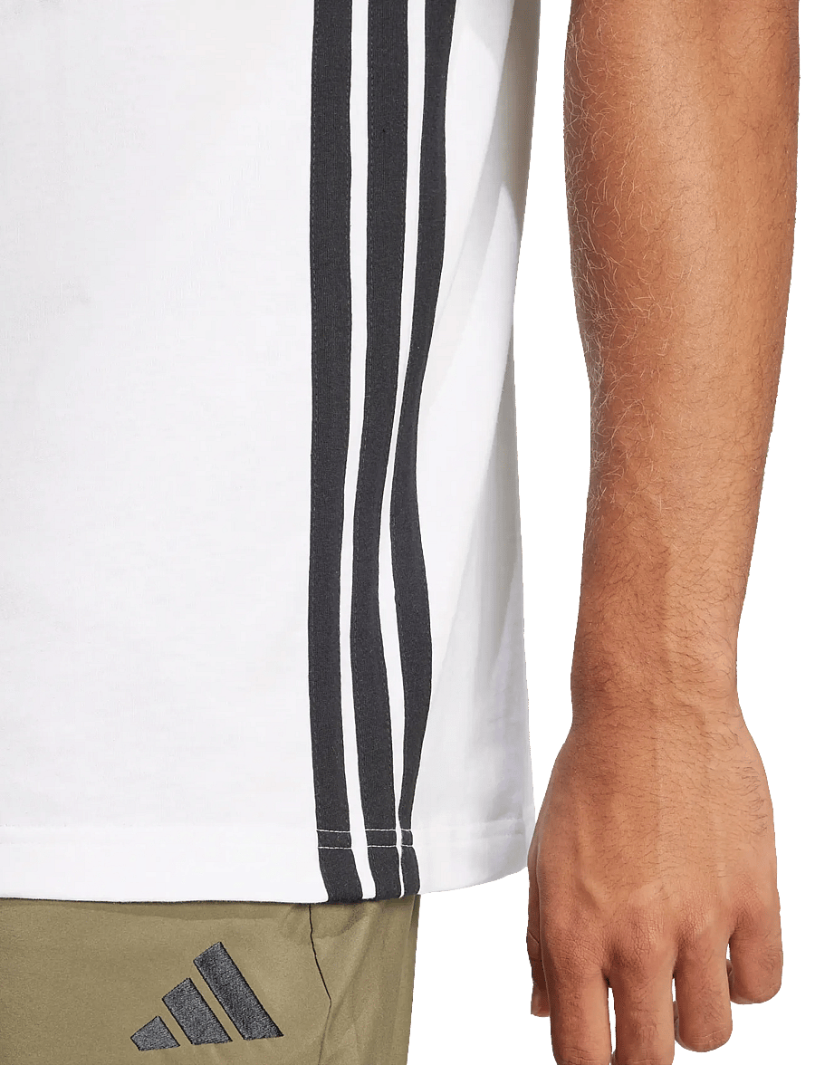 adidas Sportswear - M 3S SJ T - skjorter - white/black - 4