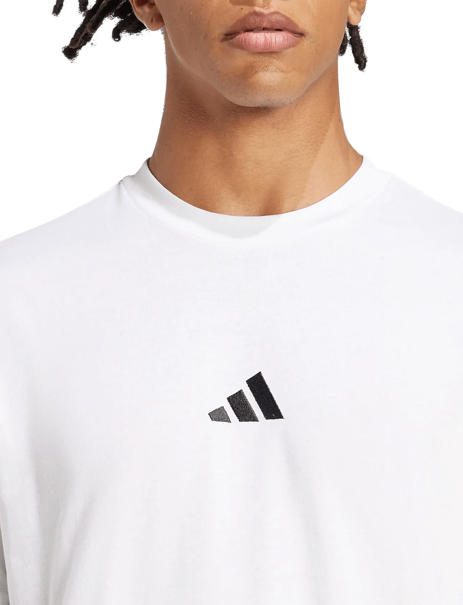 adidas Sportswear - M 3S SJ T - skjorter - white/black - 5