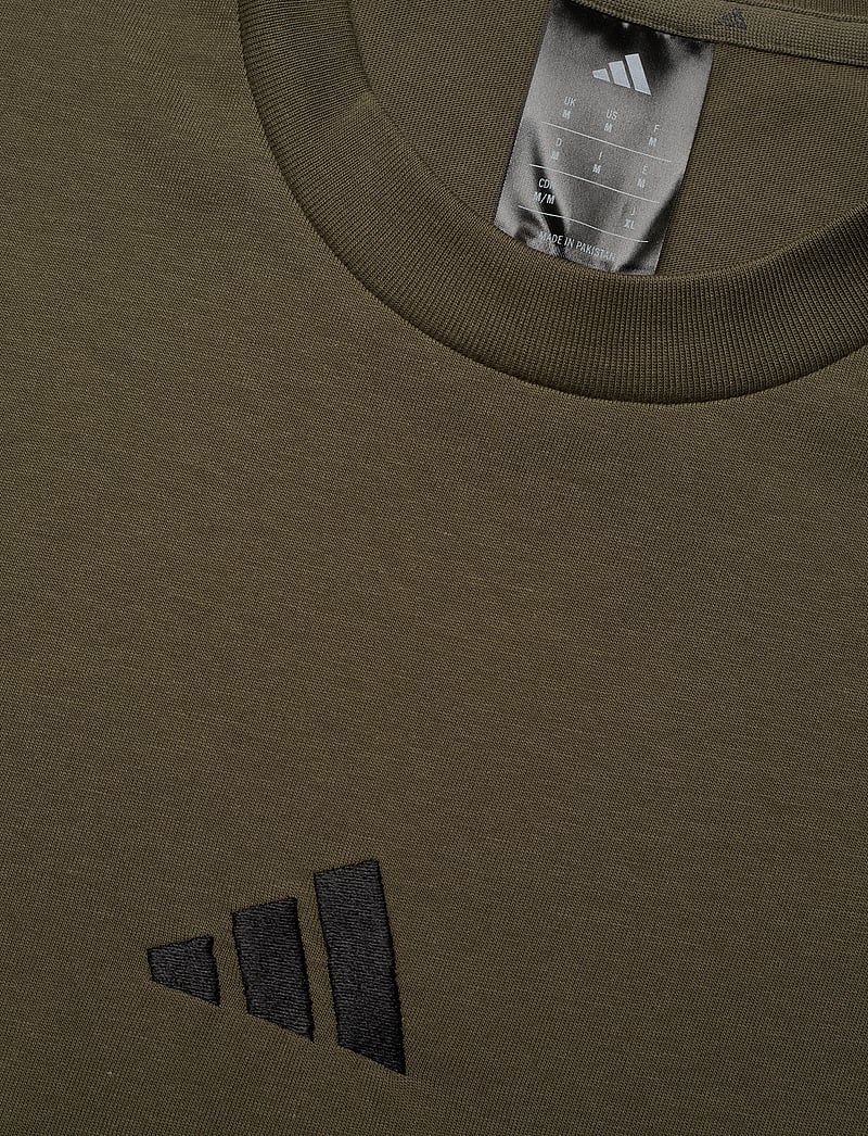 adidas Sportswear - M 3S SJ T - oberteile & t-shirts - olistr/black - 4