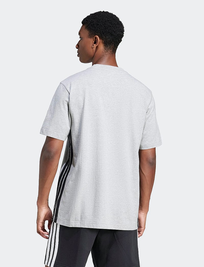 adidas Sportswear - M 3S SJ T - t-shirts - mgreyh/black - 3