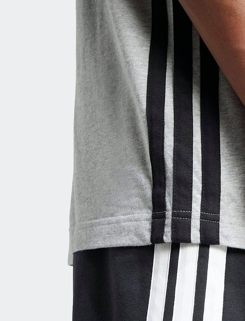 adidas Sportswear - M 3S SJ T - t-shirts - mgreyh/black - 4