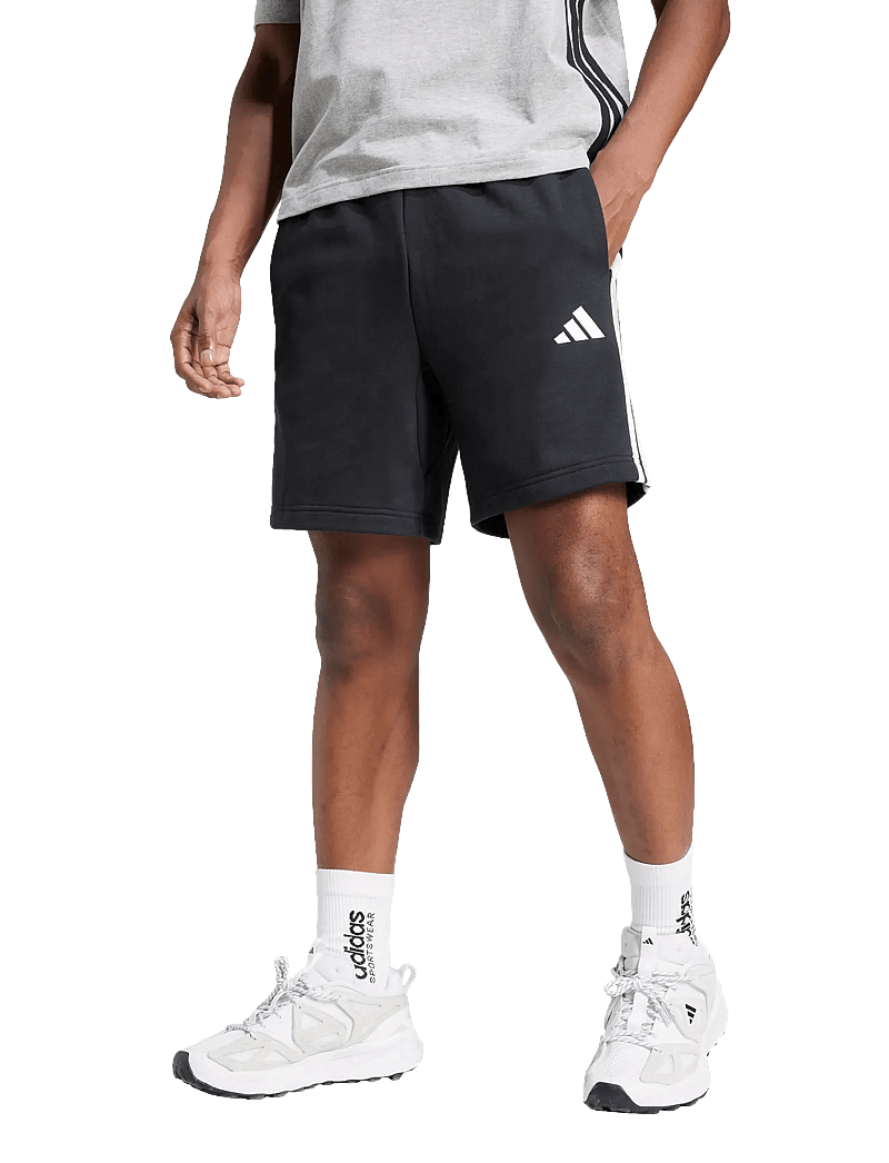 adidas Sportswear - M 3S FT SHO - püksid - black/white - 5