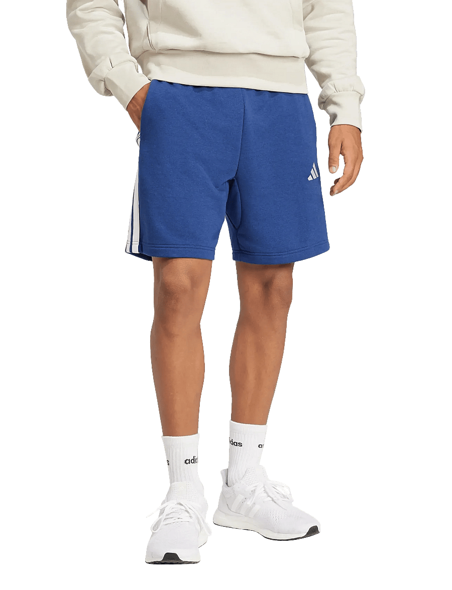 adidas Sportswear - M 3S FT SHO - freizeit shorts - dkblue/white - 0