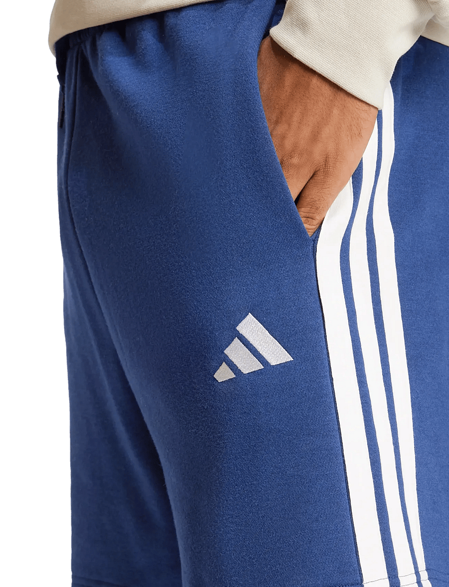 adidas Sportswear - M 3S FT SHO - freizeit shorts - dkblue/white - 3