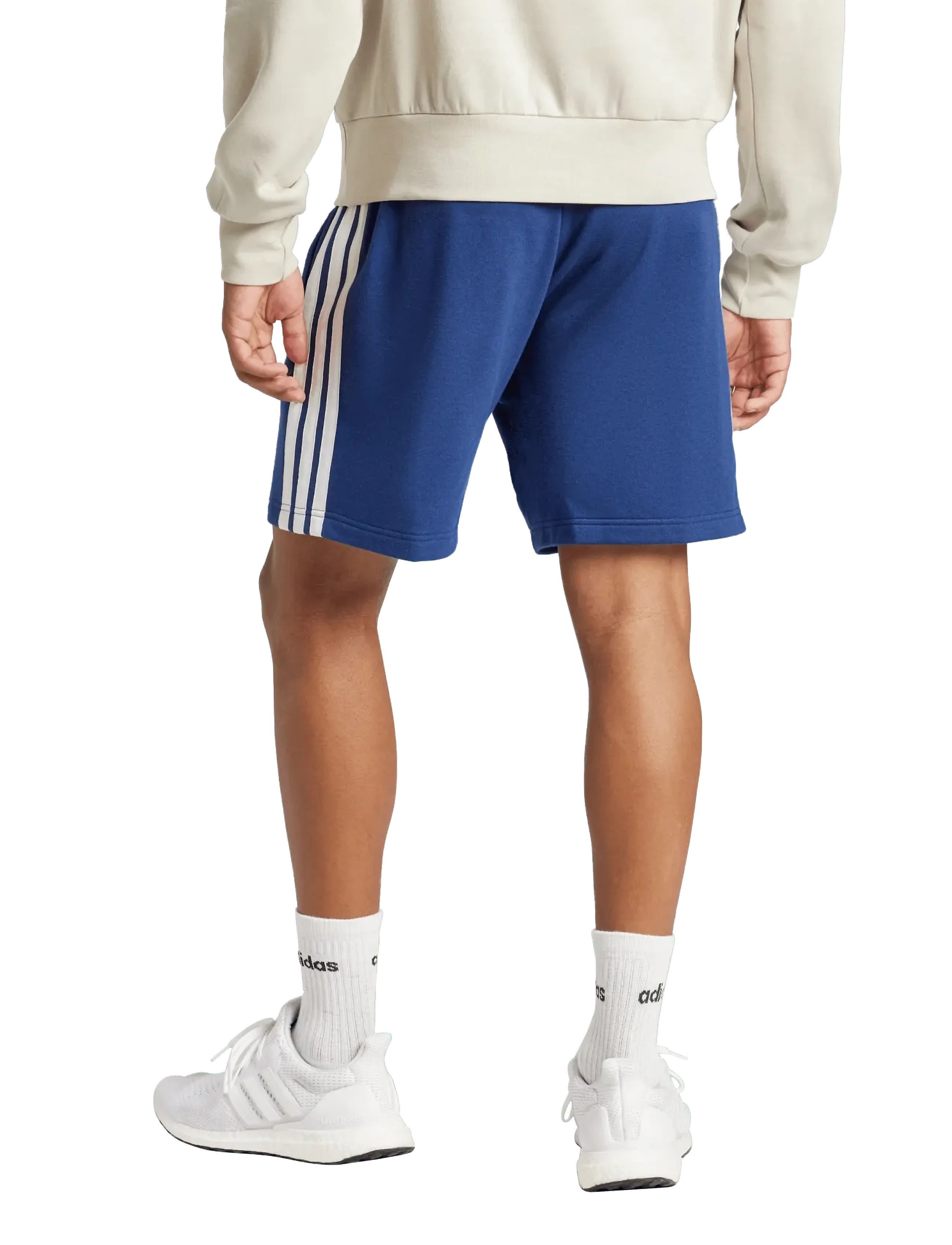 adidas Sportswear - M 3S FT SHO - freizeit shorts - dkblue/white - 5
