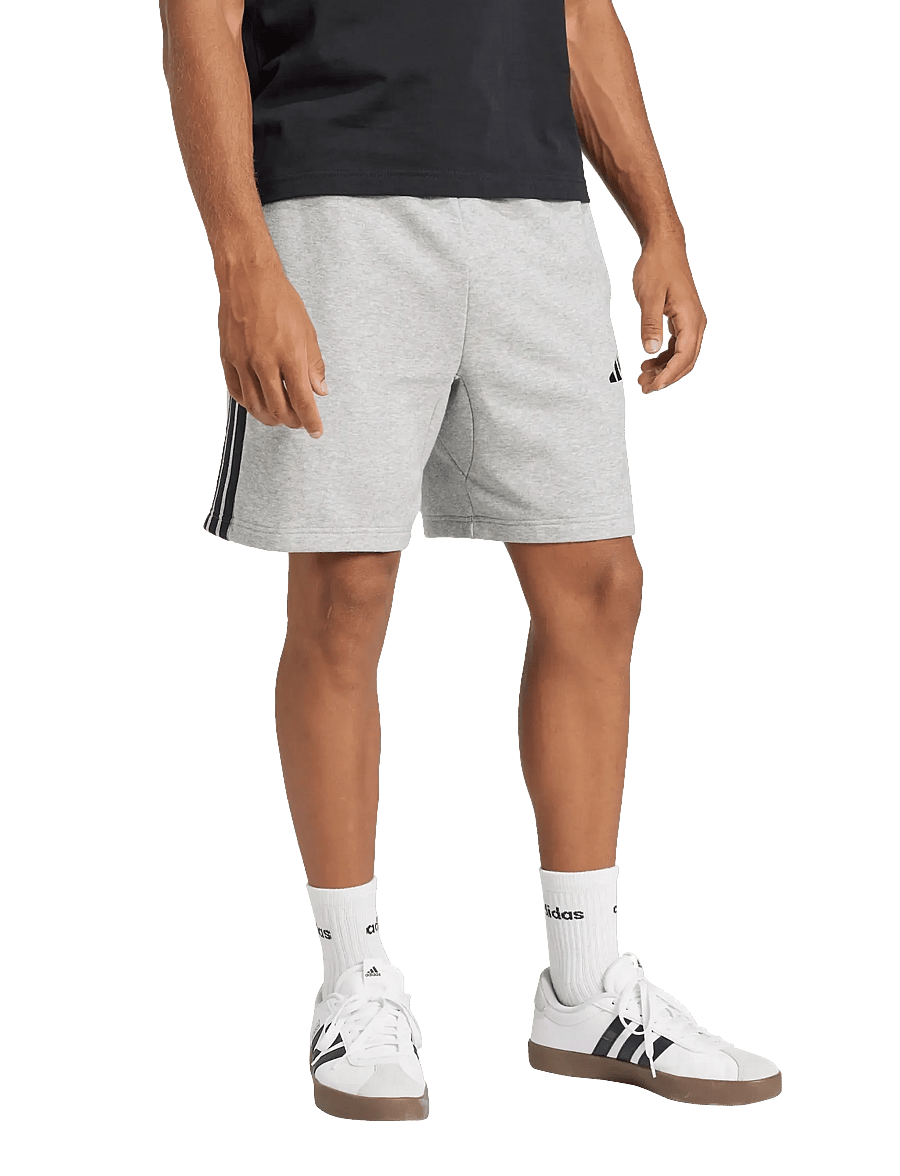 adidas Sportswear - M 3S FT SHO - afslappede shorts - mgreyh/black - 0