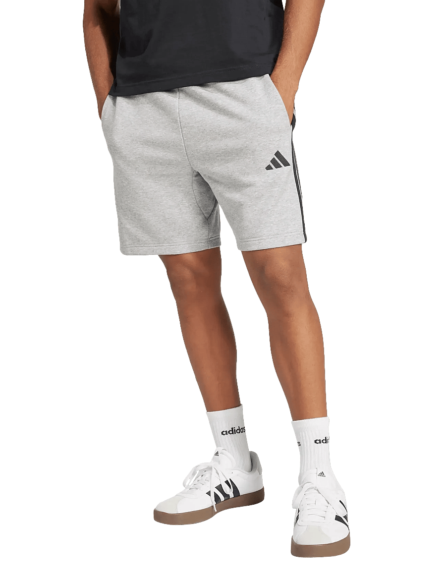 adidas Sportswear - M 3S FT SHO - afslappede shorts - mgreyh/black - 5