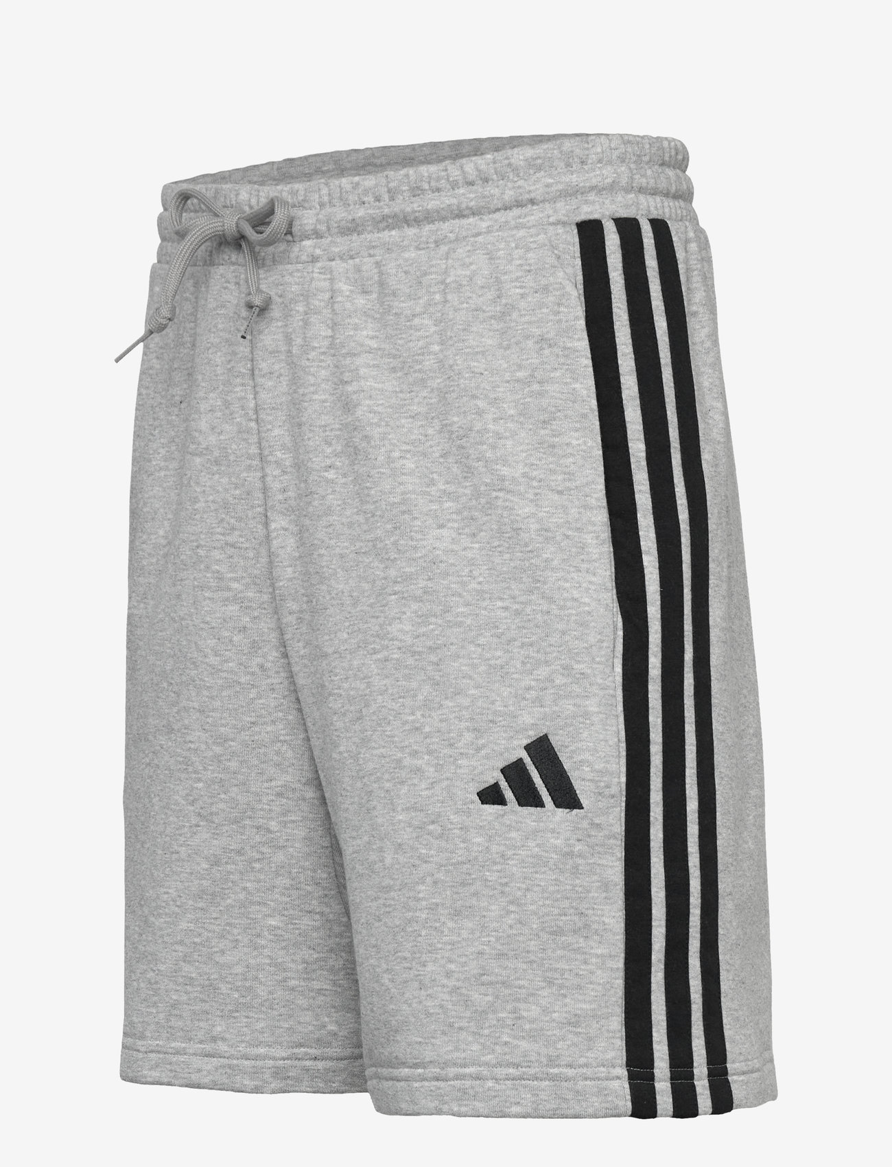 adidas Sportswear - M 3S FT SHO - bottoms - mgreyh/black - 4