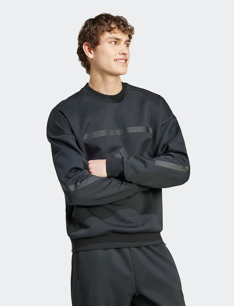 adidas Sportswear - M Z.N.E. CRW - Överdelar - black - 0