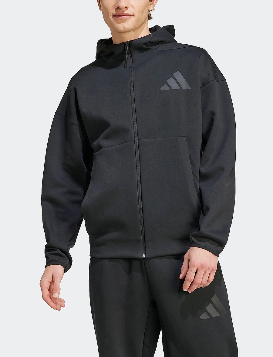 adidas Sportswear - M Z.N.E. FZ - fleece og mellemlag - black - 0
