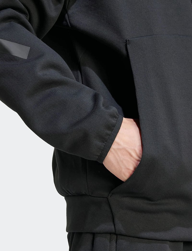 adidas Sportswear - M Z.N.E. FZ - fleece og mellemlag - black - 3