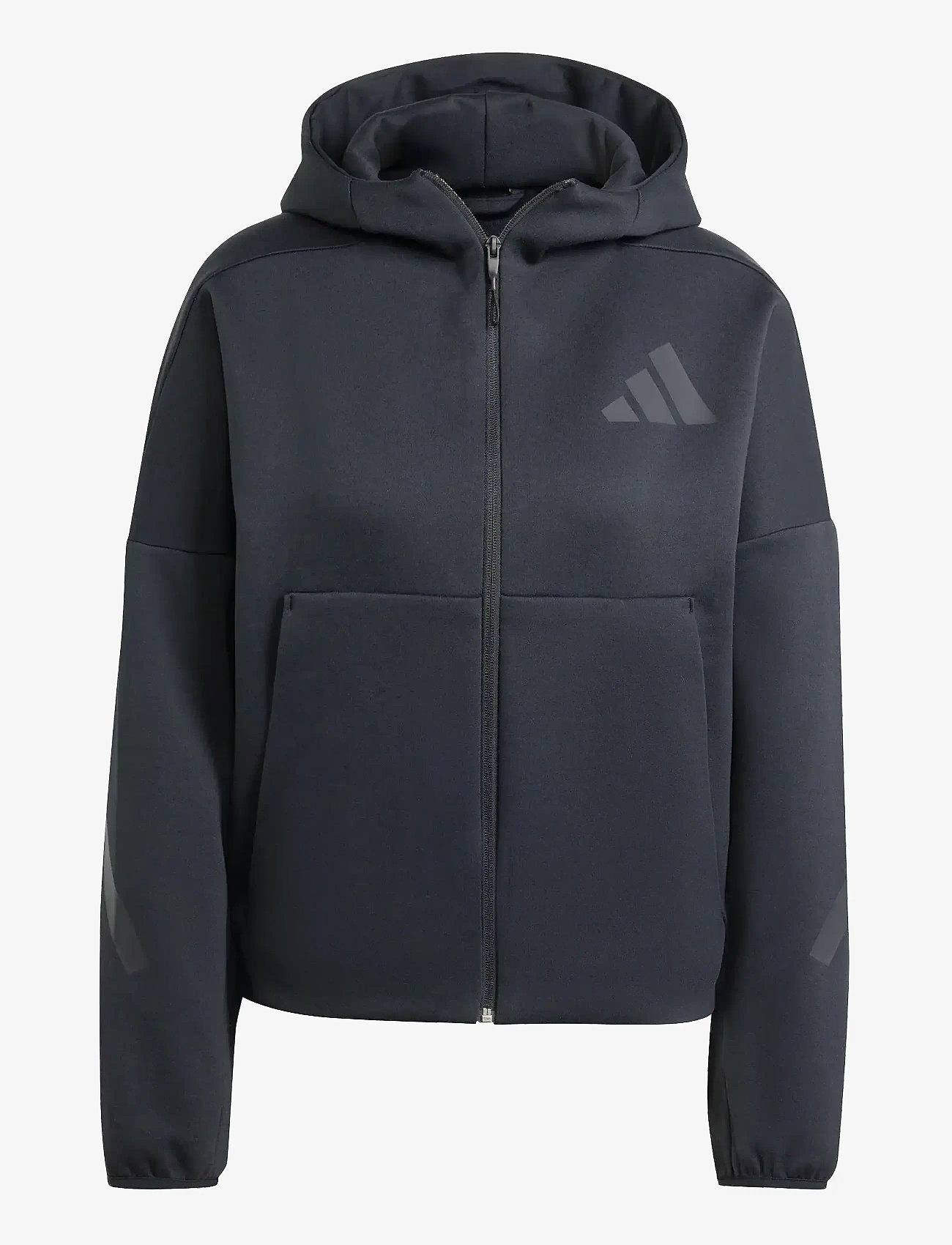 adidas Sportswear - W Z.N.E. FZ - huvtröjor - black - 1