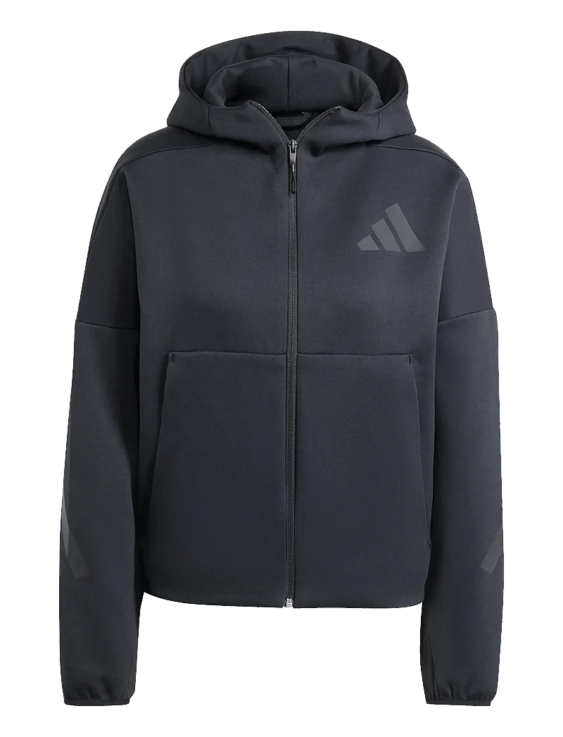 adidas Sportswear - W Z.N.E. FZ - huvtröjor - black - 1
