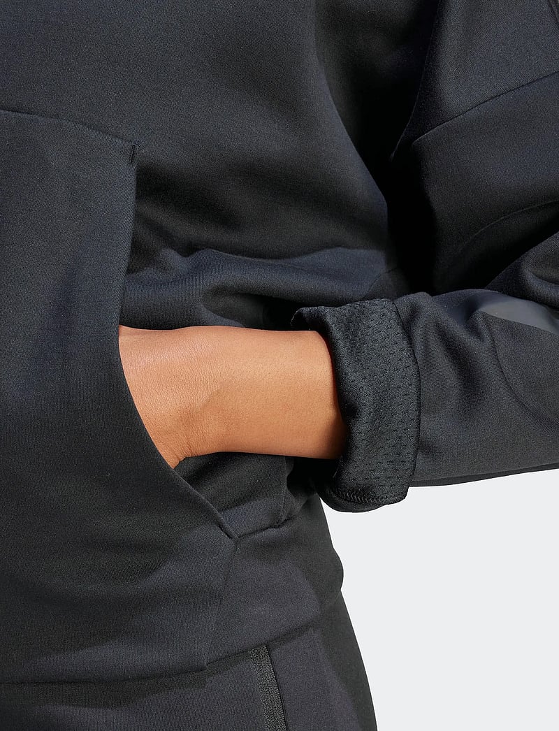 adidas Sportswear - W Z.N.E. FZ - huvtröjor - black - 5