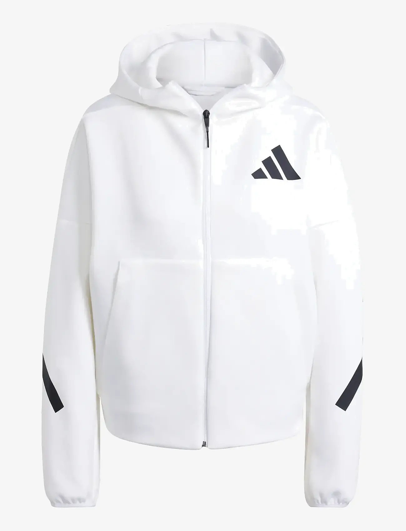 adidas Sportswear - W Z.N.E. FZ - huvtröjor - white - 1