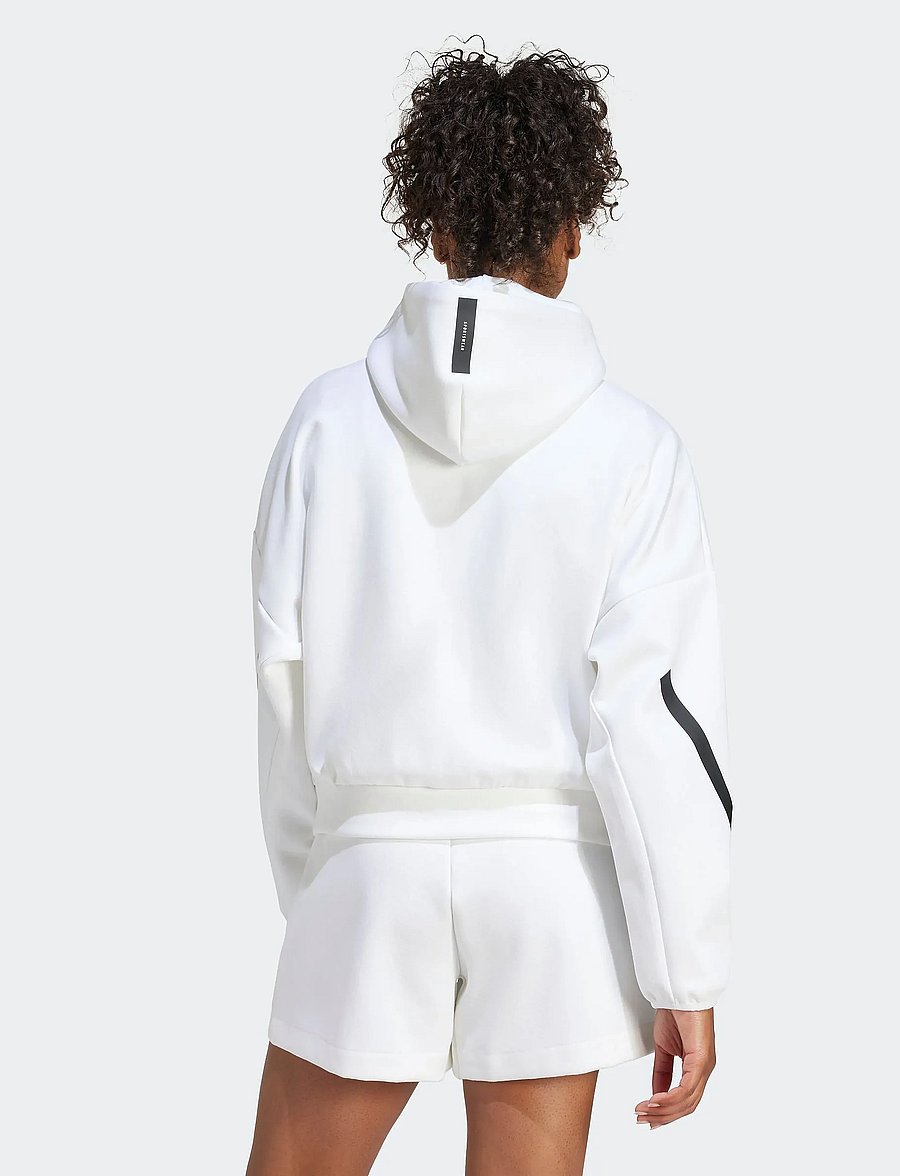 adidas Sportswear - W Z.N.E. FZ - overdele - white - 3