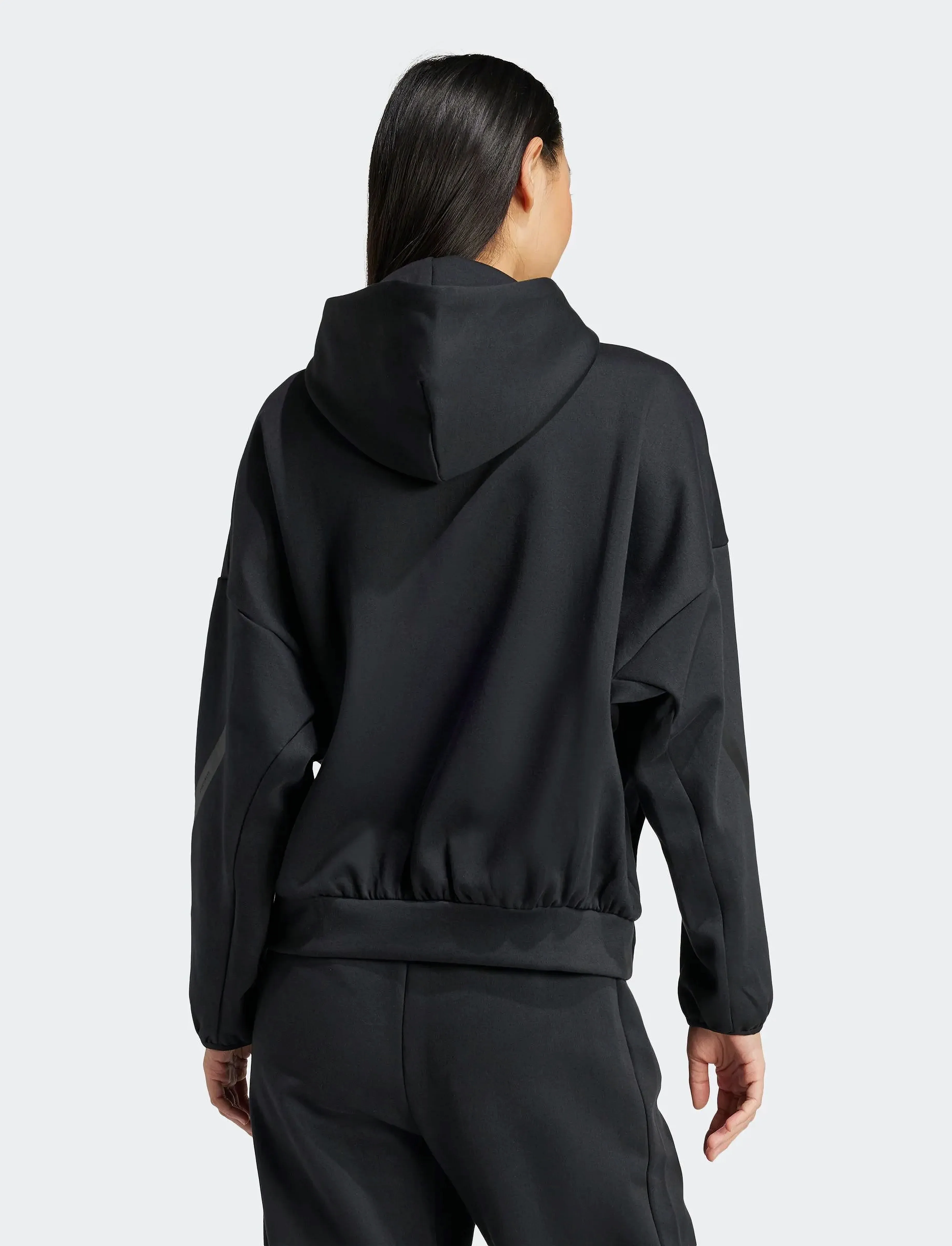 adidas Sportswear - W Z.N.E. OH HD - hoodies - black - 3