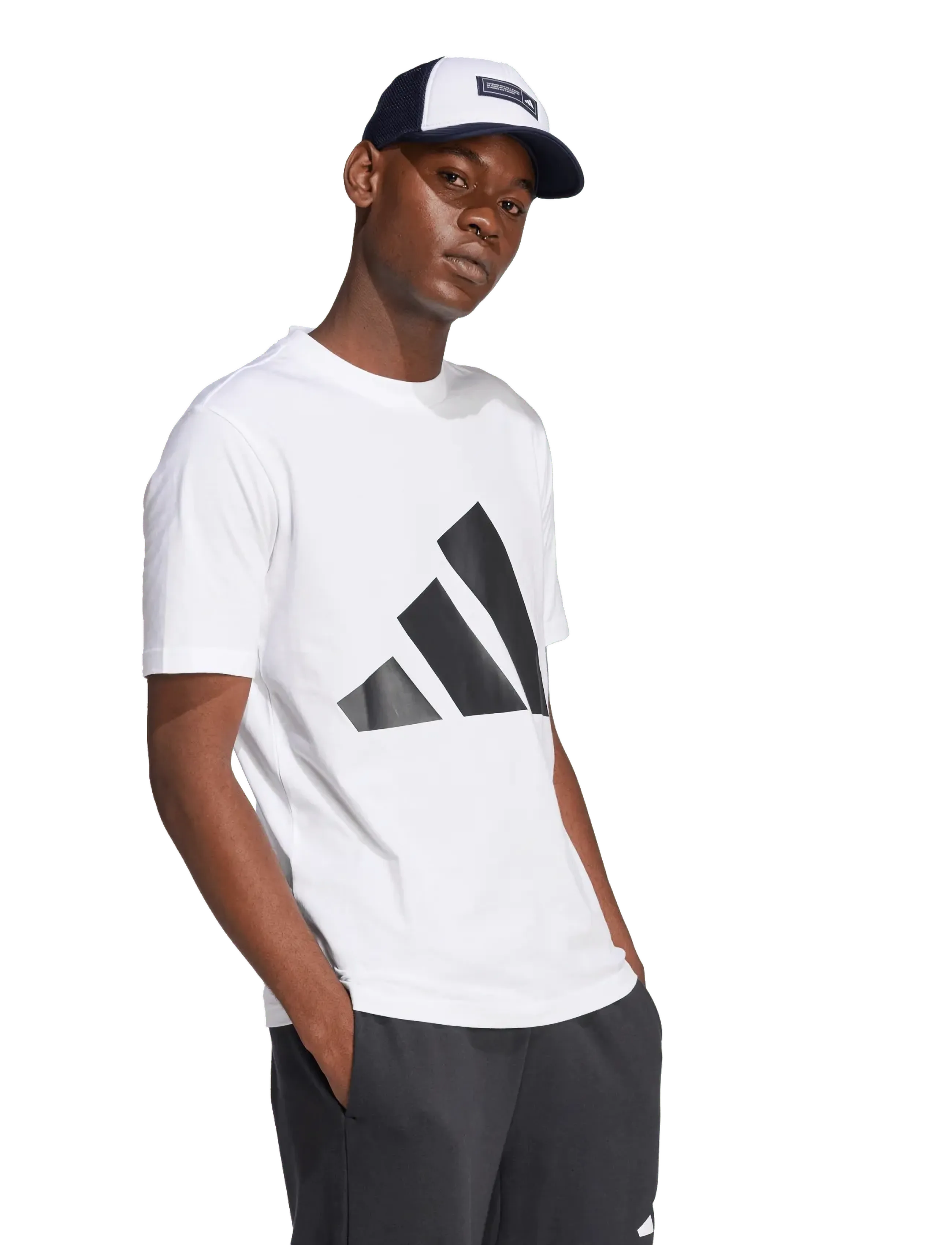 adidas Sportswear M Bl Sj T, XXL, Sport Oberteile, Weiß - T-shirts, Männerswear
