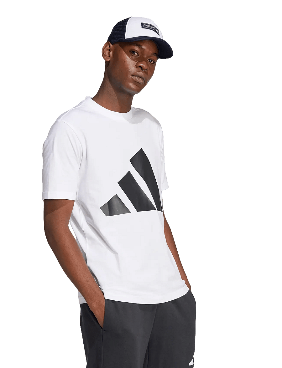 adidas Sportswear - M BL SJ T - t-shirts - white/black - 0
