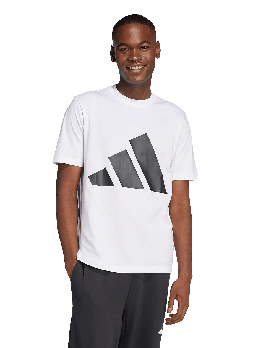 adidas Sportswear - M BL SJ T - t-shirts - white/black - 3
