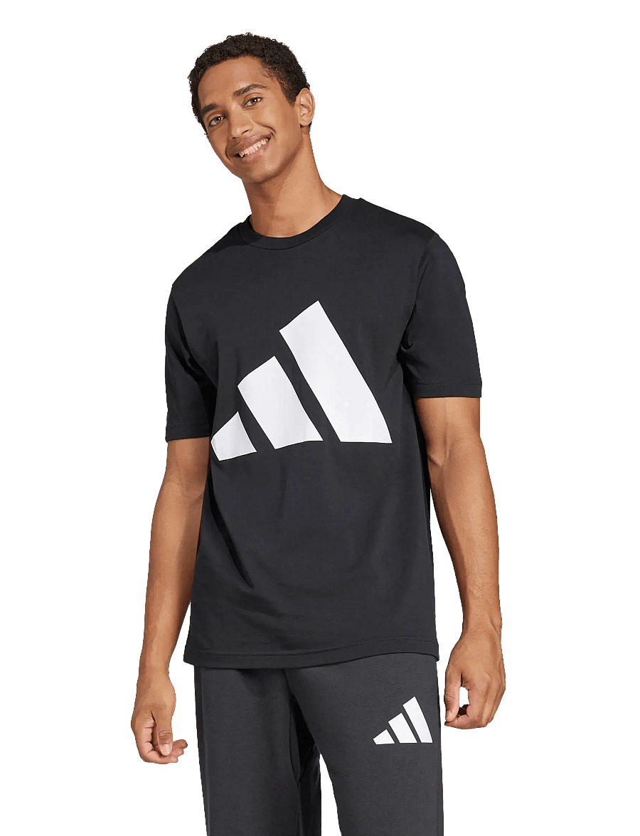 adidas Sportswear - M BL SJ T - t-shirts - black/white - 3
