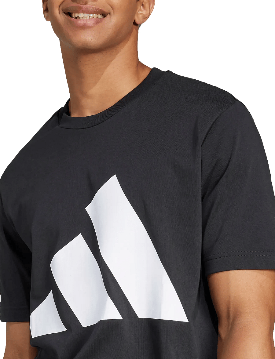 adidas Sportswear - M BL SJ T - t-shirts - black/white - 4