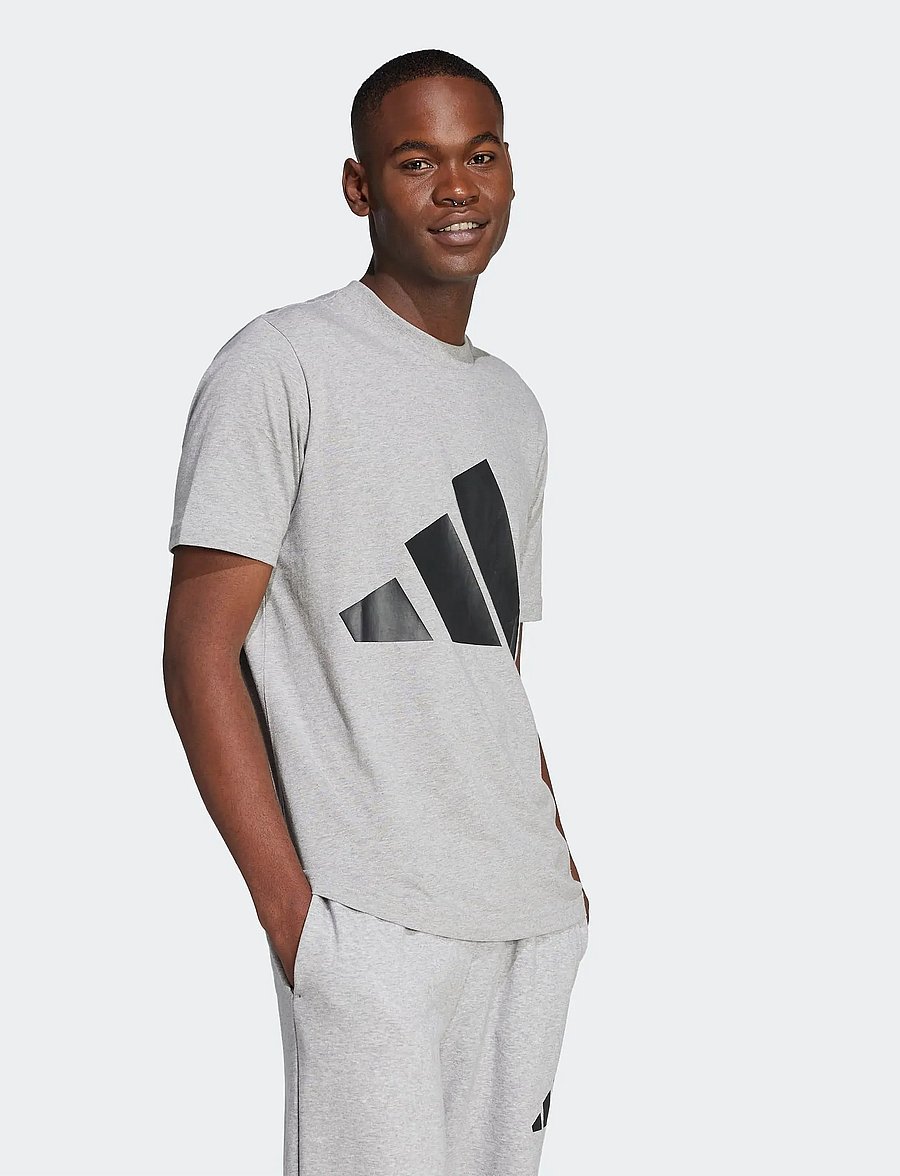 adidas Sportswear - M BL SJ T - t-särgid - mgreyh/black - 0