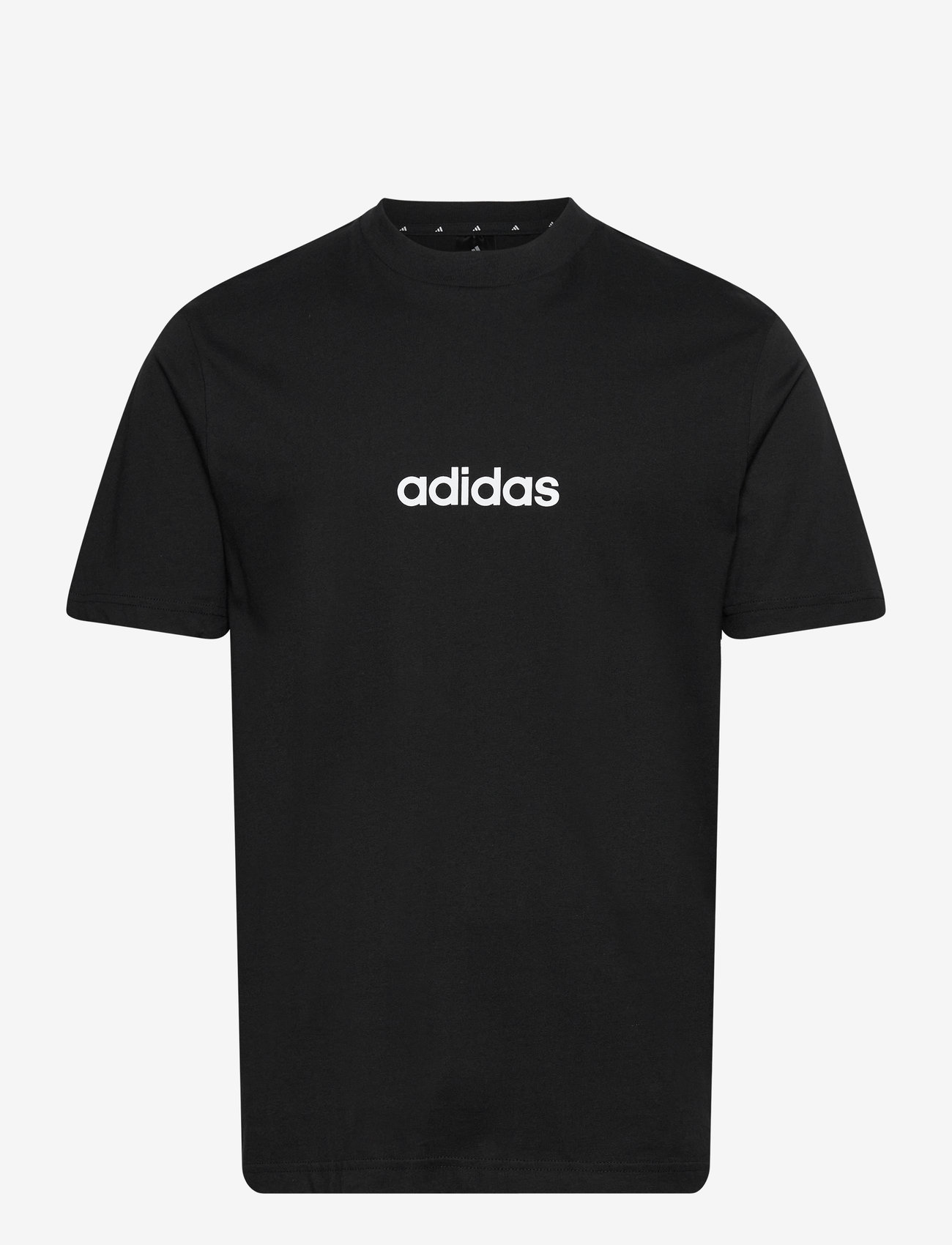 adidas Sportswear - M LIN SJ T - t-shirts - black/white - 1