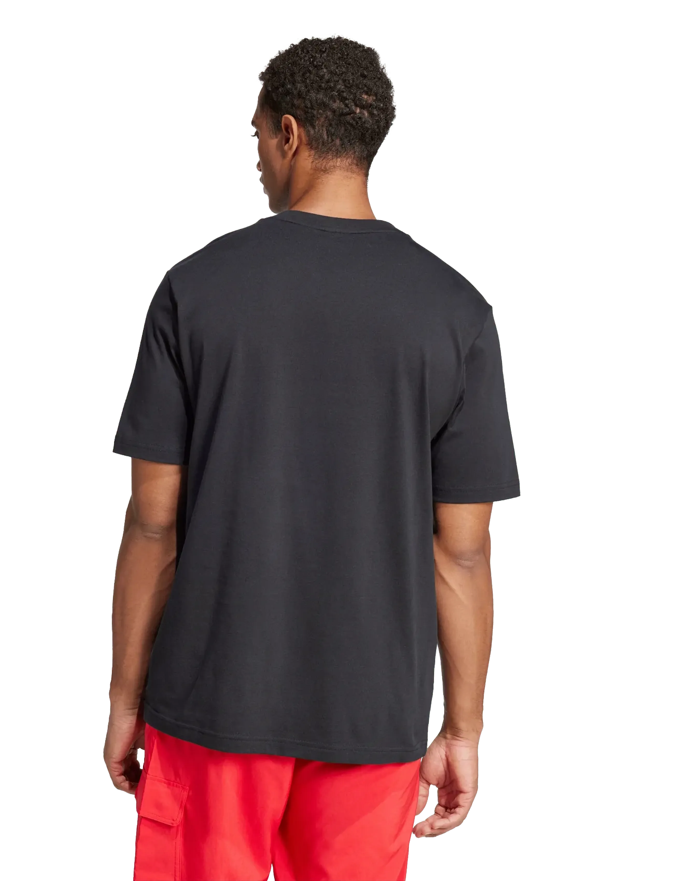 adidas Sportswear - M LIN SJ T - t-shirts - black/white - 5