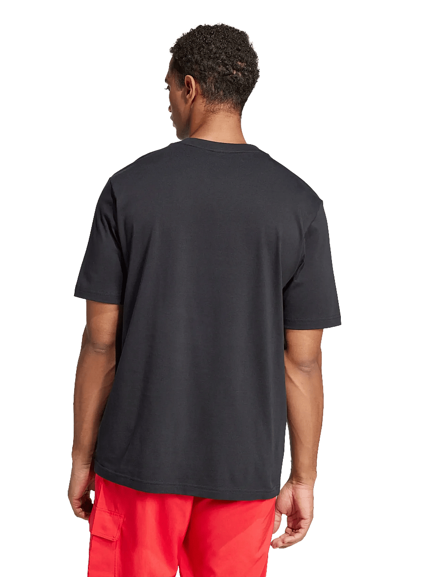 adidas Sportswear - M LIN SJ T - t-shirts - black/white - 5