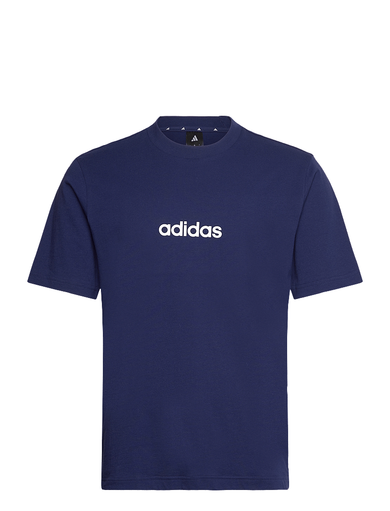 adidas Sportswear - M LIN SJ T - t-shirts - dkblue/white - 1