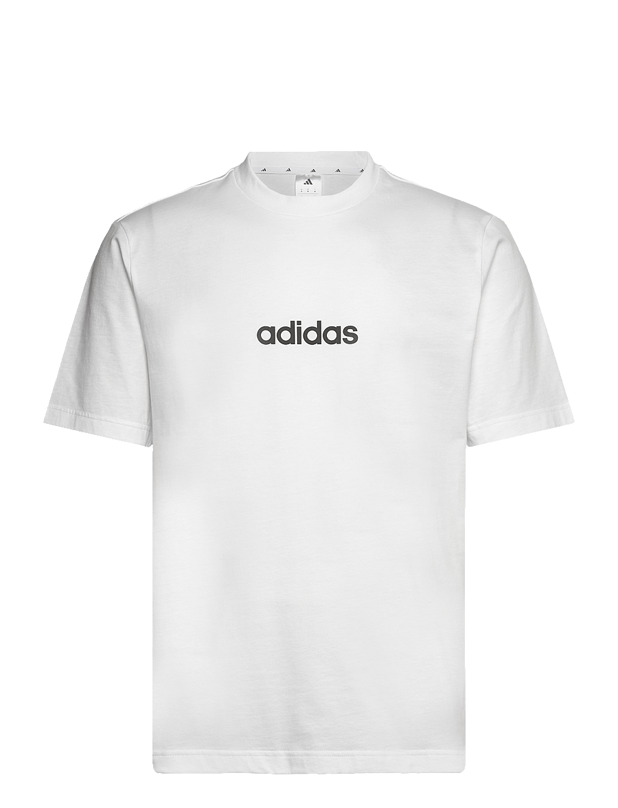 adidas Sportswear - M LIN SJ T - t-shirts - white/black - 1
