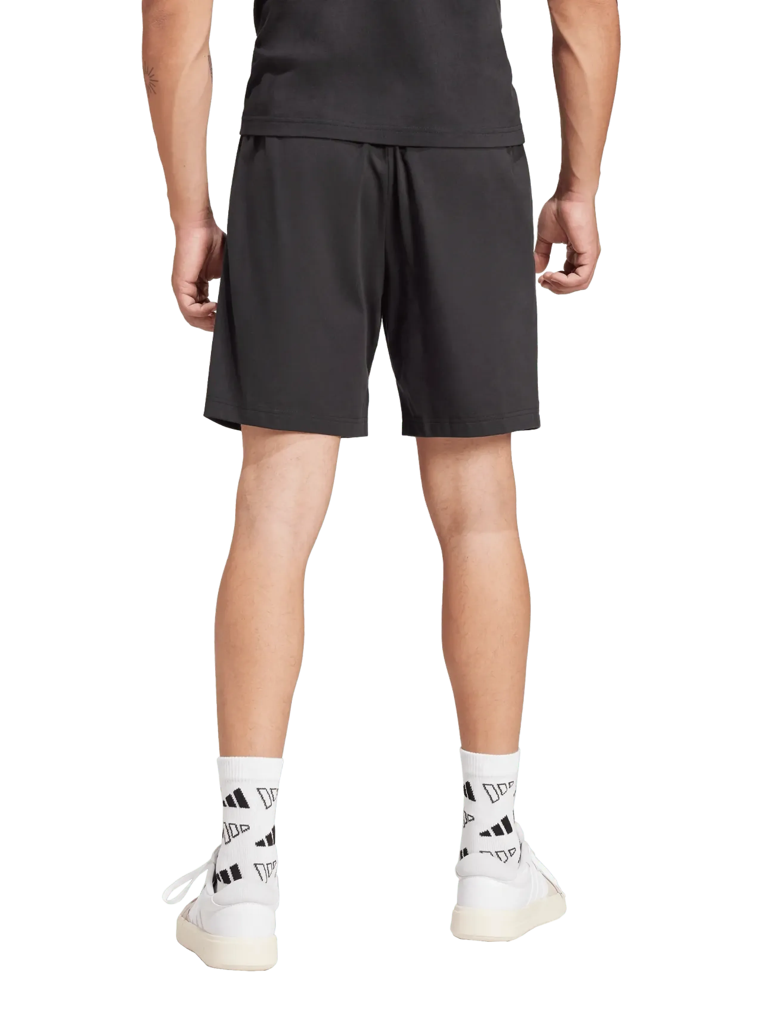 adidas Sportswear - M LIN SJ SHO - træningsshorts - black/white - 5