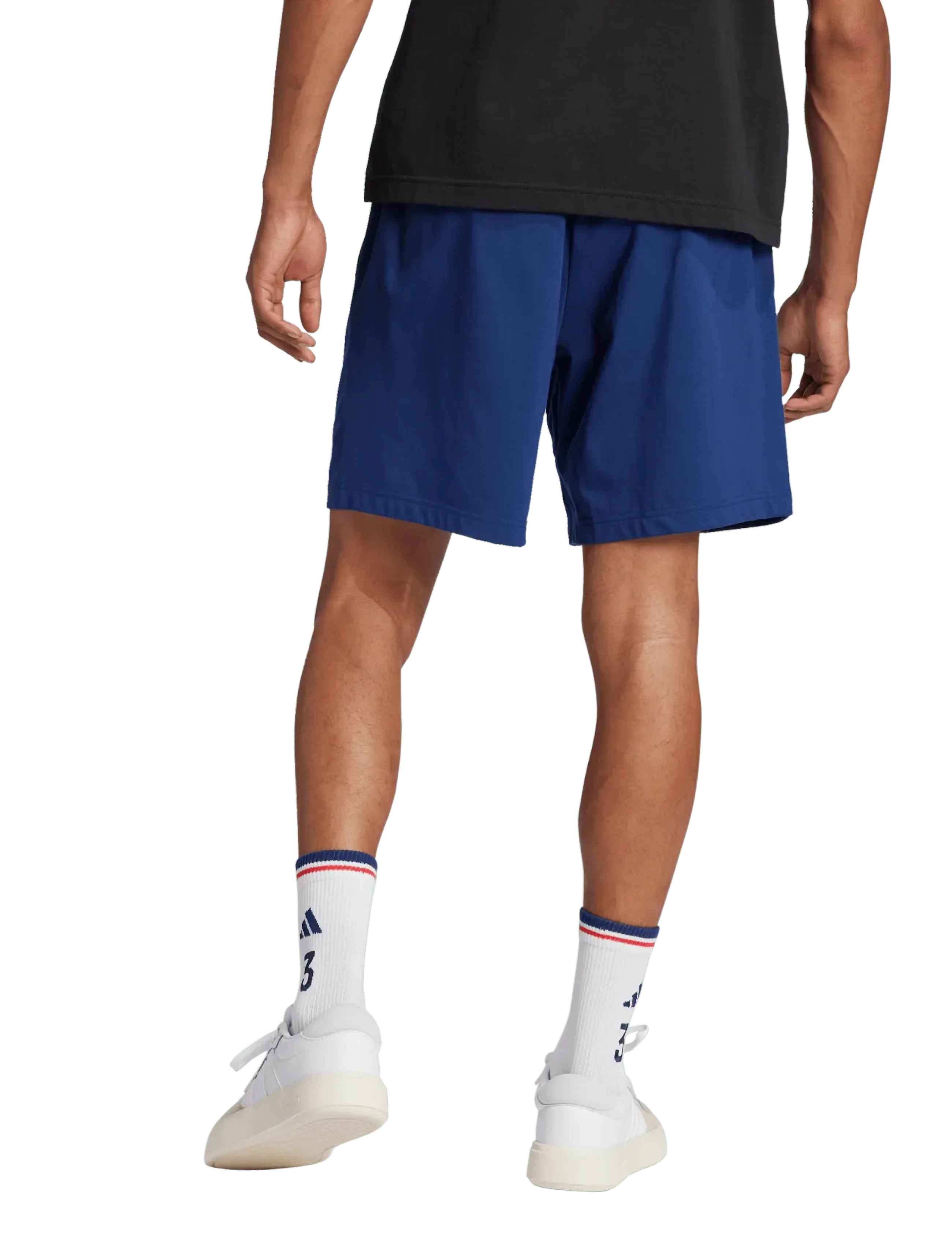 adidas Sportswear - M LIN SJ SHO - træningsshorts - dkblue/white - 5