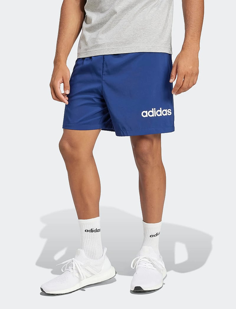 adidas Sportswear - M LIN CHELSEA - træningsshorts - dkblue/white - 0